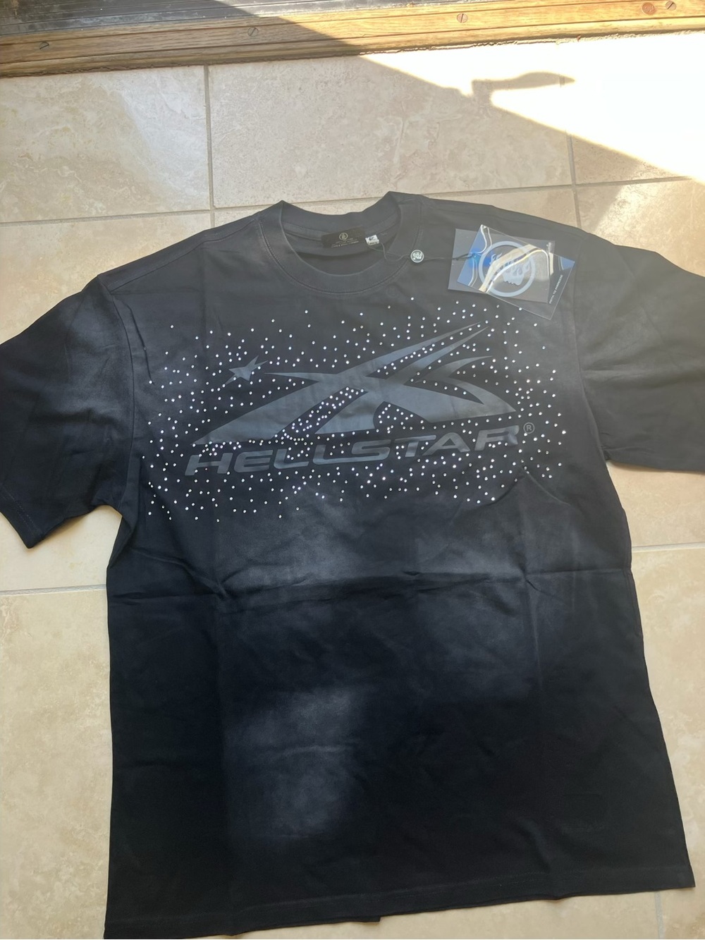 Men's Black Graphic Logo T-Shirt